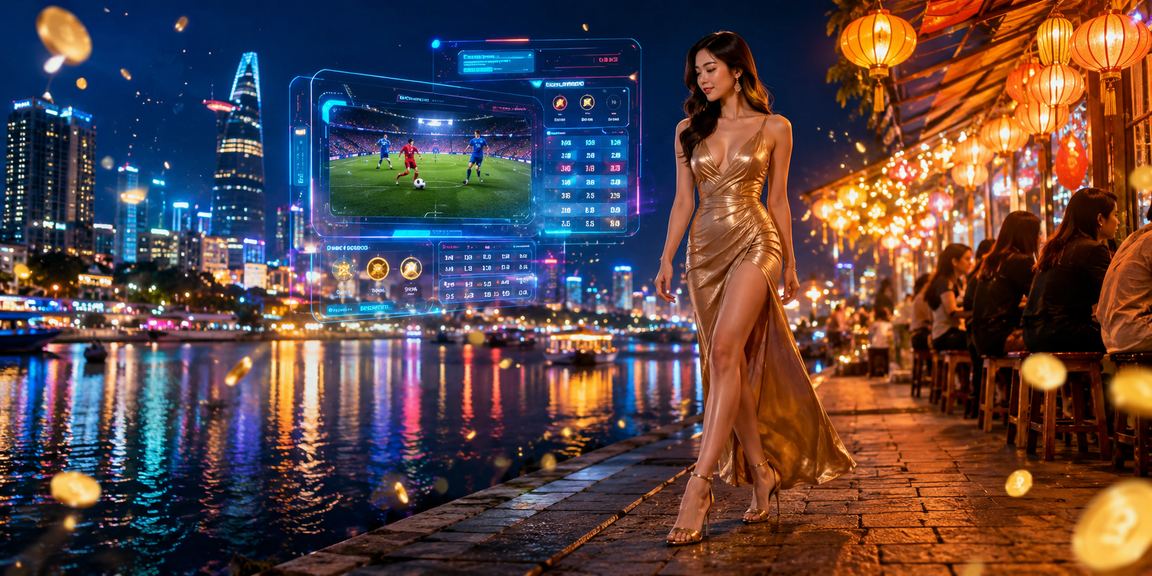 Cảnh đêm TP. Hồ Chí Minh với không khí cá cược sôi động tại 226dw